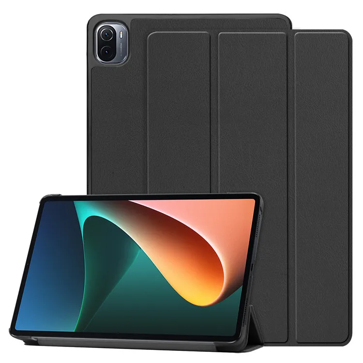 Dreifach Faltbare Hülle für Xiaomi Pad 5 / Pad 5 Pro 11 Zoll mit Auto-Wach-/Schlaf-Funktion Stoßfeste Abdeckung – Detail 1