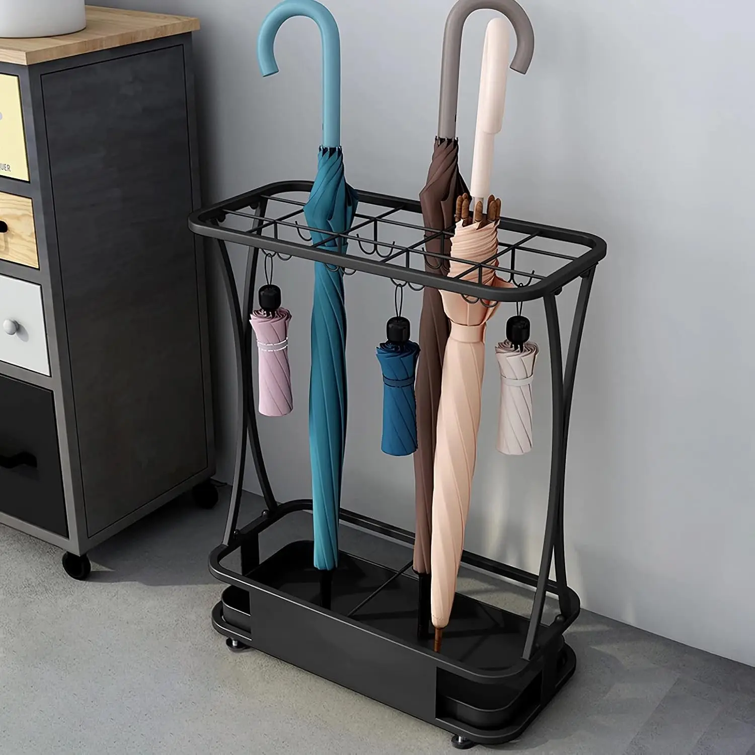 Umbrella stand entrance passage umbrella display stand luggage rack umbrella container cane stand cane stand