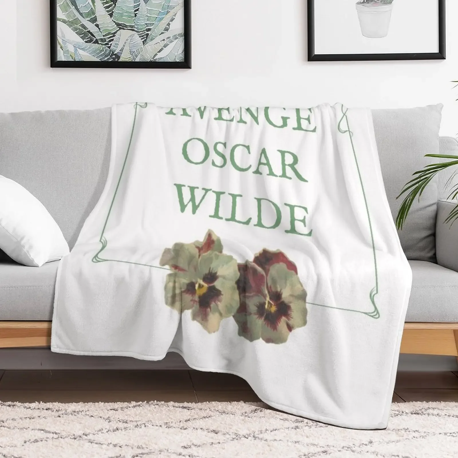 New Avenge Oscar Wilde Throw Blanket Flannel Fleece Soft Warm Throw Blanket