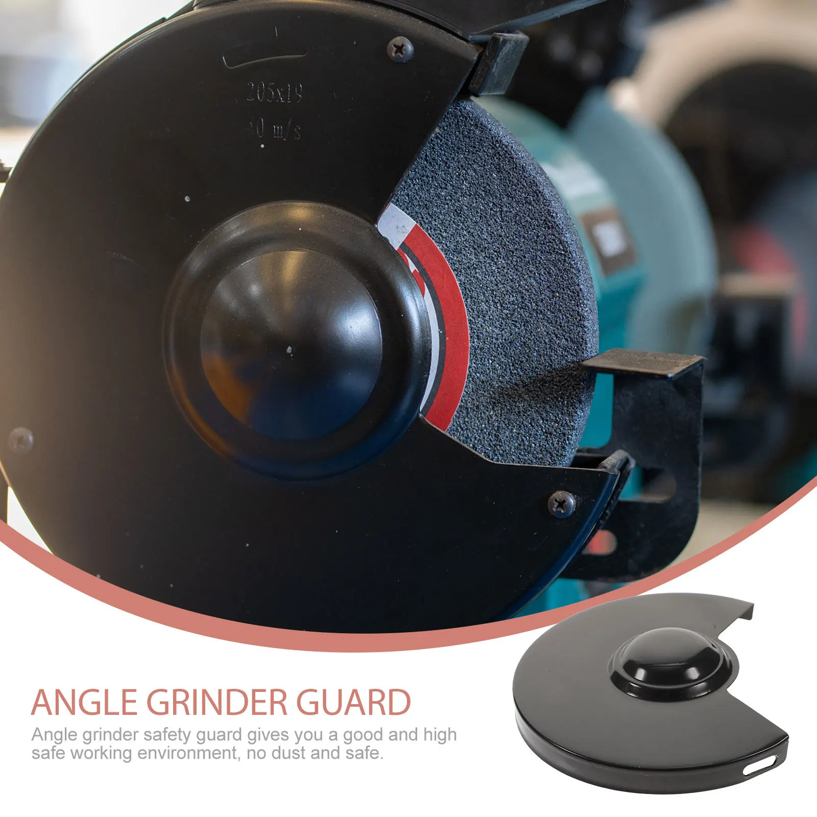 

Angle Safety Guard 150mm Bench Eye Shield Assembly Durable Plastic Easy to Install Reliable Angle Safety Guard