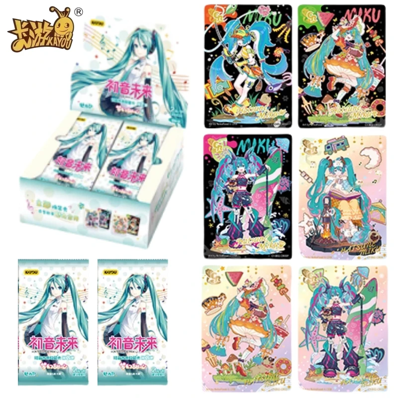 kayou-オリジナルボックス本物の初音ミクカードチャームファーストサイトバッグ夢のような恋人プリンセスコレクションカードおもちゃギフト