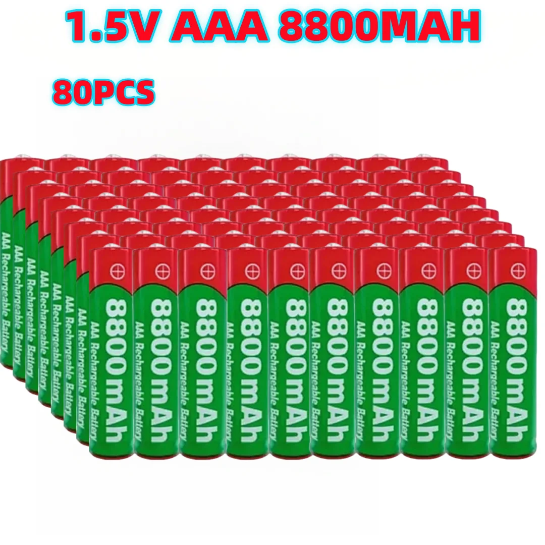 NIEUWE 8800mAh Oplaadbare Batterij AAA Alkaliteit Batterij 1.5 V AAA Batterij voor Klokken Muizen Computers Speelgoed enzovoort