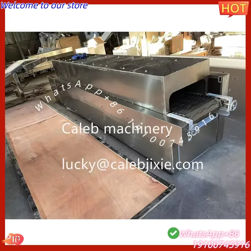 2026Hot Arabic Pita Bread Tunnel Oven, Commercial Stainless Steel Conveyor Flatbread Baking Oven