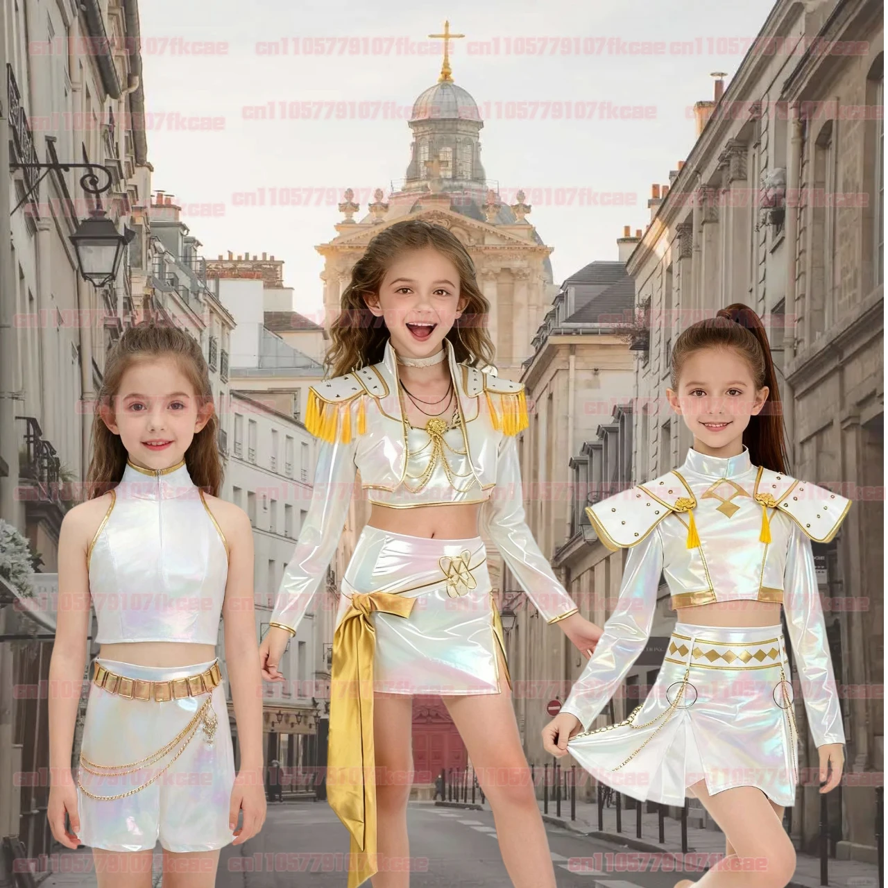 Children's Anime K-Pop Demon Hunters Zoey Rumi Mira Cosplay Costume Girls Stage Performance Role Play Halloween Carnival Outfit