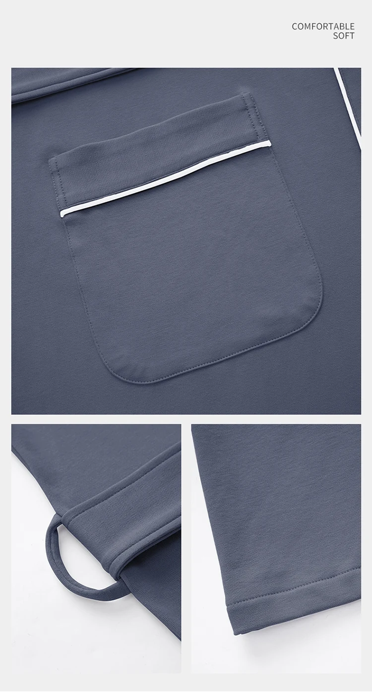 Bata para hombre de manga larga