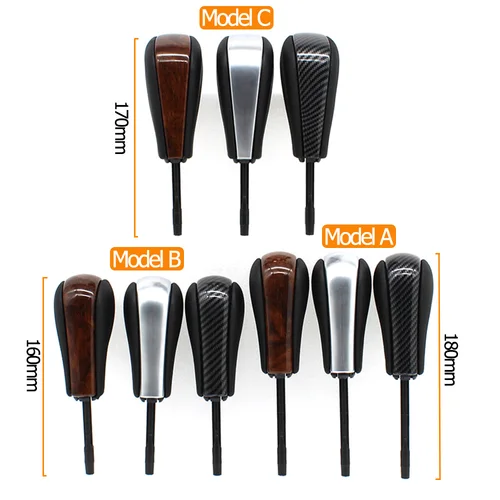 Imagen 2 del producto Perilla de cambio de marchas de coche, palanca de cambios para BMW 1, 3, 5, 7, X1, X3, X5, Z3, Z4 Series E46, E39, E36, E53, E60, E83, E84, E85, E86, E87, E89, E90