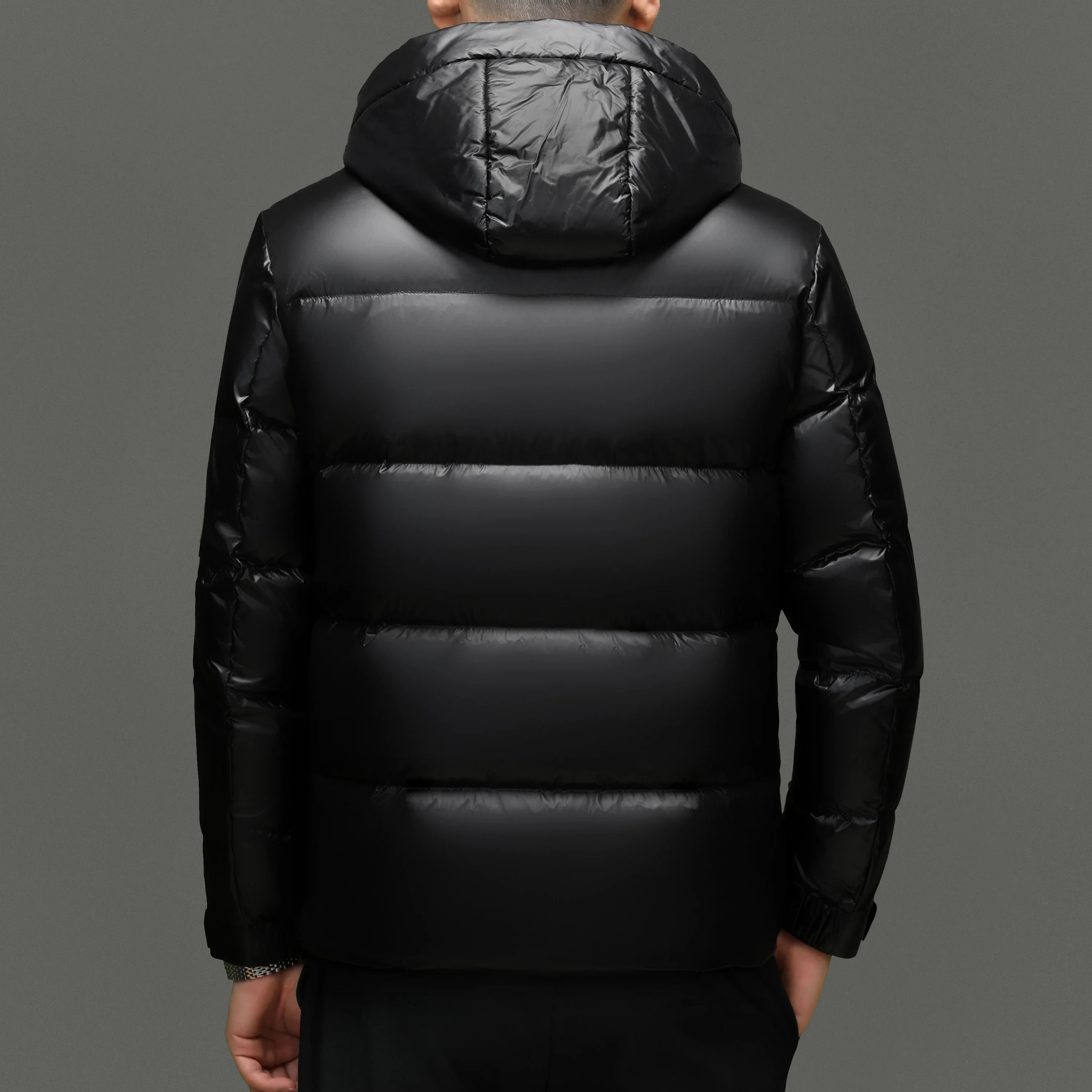 High Grade 90% White Duck Down Puffer Jacket New 2025 Winter Men Trendy Warm Parkas Coat Hood Windproof Down Jackets