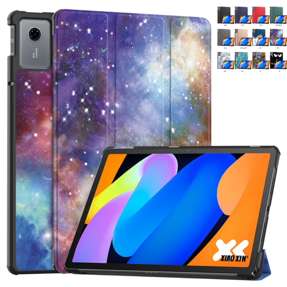 

Чехол для Lenovo Tab Idea 11 TB335FC TB336ZU TB336FU 11-дюймовый Xiaoxin Pad 11 2025 Tri-Folidng Магнитный чехол для планшета из искусственной кожи