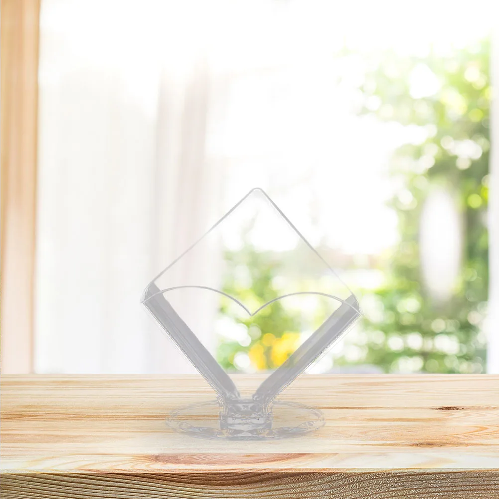 

2Pcs High-Grade Acrylic Tissue Box Transparent Home Hotel Room Decor Square Paper Towel Holder Large Small Size