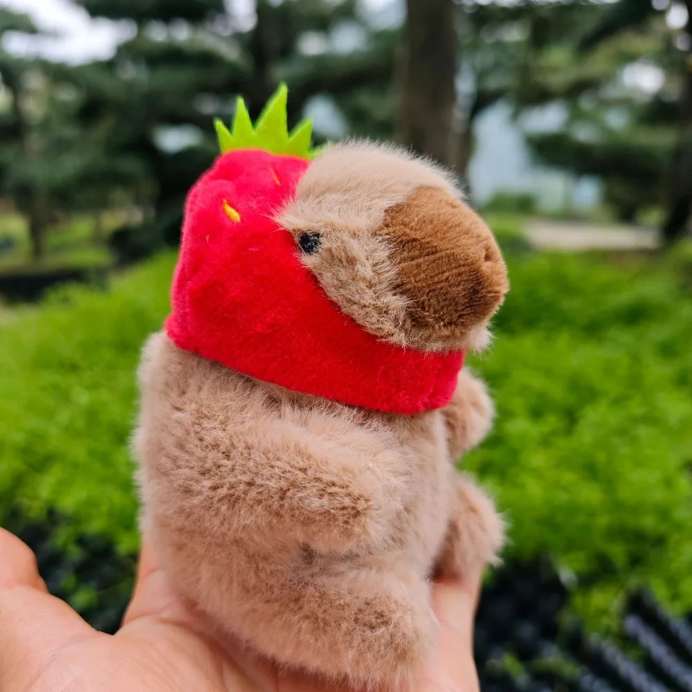 Fashion Doll Toy Plush Capybara Keychain Keyring Creative Capybara Plush Pendant Funny Cute Capybara Plush Doll Backpack Decor