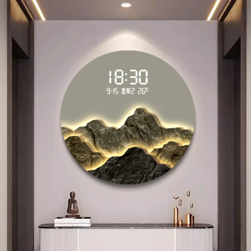 Big Size Design Office Digital Clock Living Room Art Digital Wall Clock Large Fancy Ornaments Horloge Murale Decoration Home