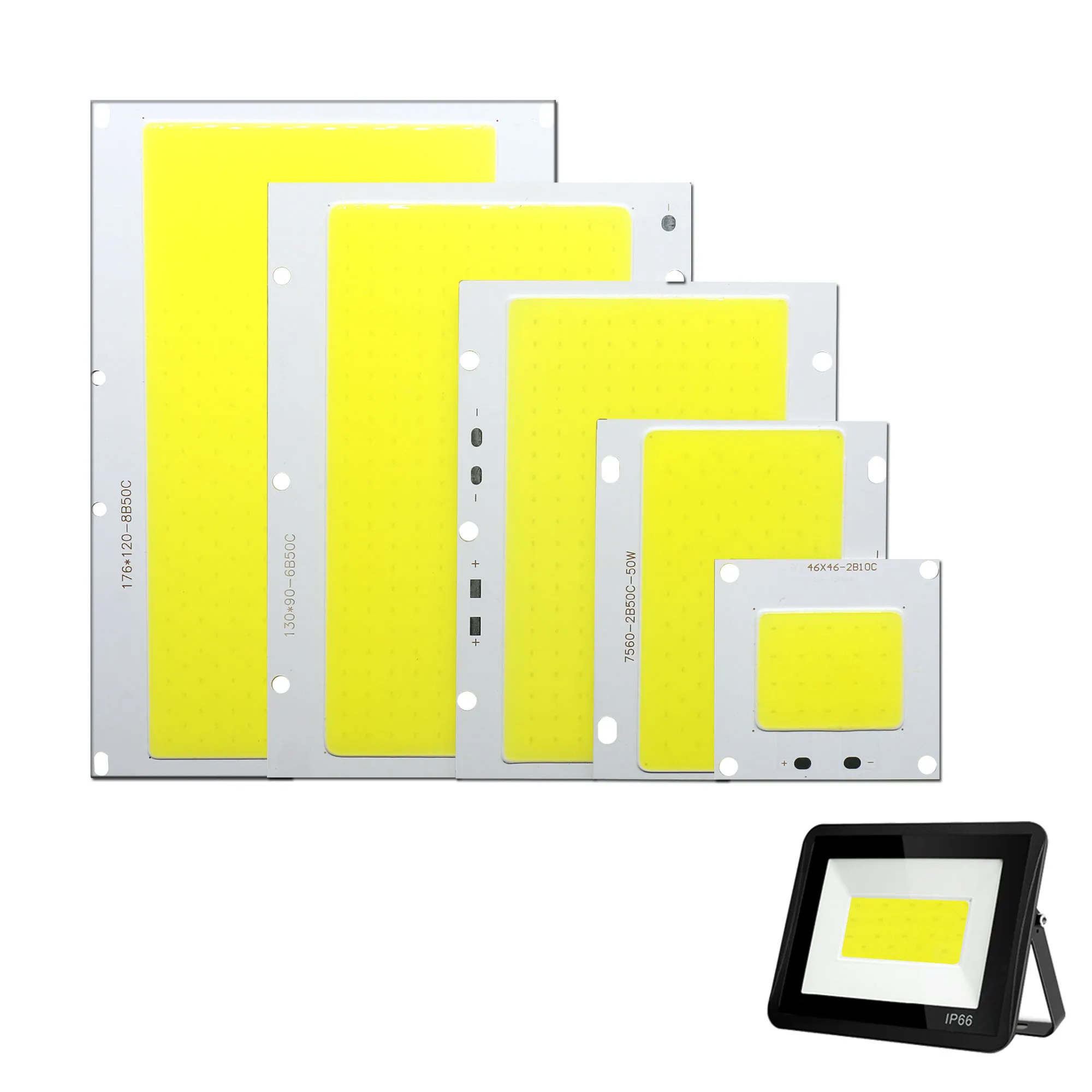 

New Cob LED Chip 10W 20W 30W 50W 100W 150W 200W Accessories DC30-165V 250mA COB Car Interior Panel LED Light Lamp Bulb Coolwhite