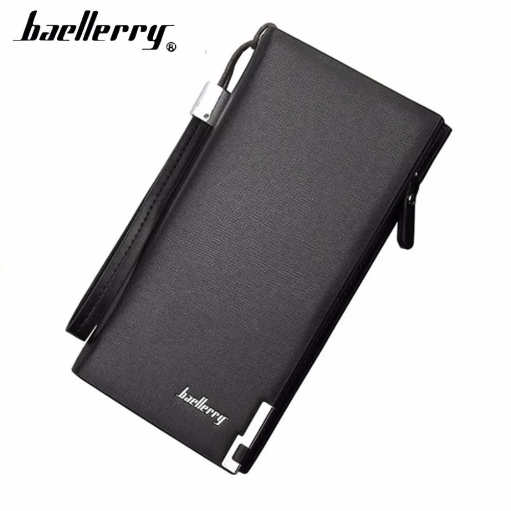 Men Wallets Classic Long Style Card Holder Male Purse Quality Zipper Large Capacity Big Brand Luxury Wallet For Men