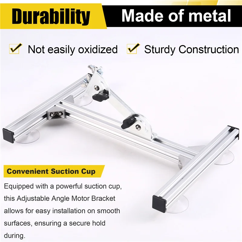 AT05-DIY Linear Actuator Simple Bracket Adjustable Motor Support Bracket Foldable Stand With Suction Cup