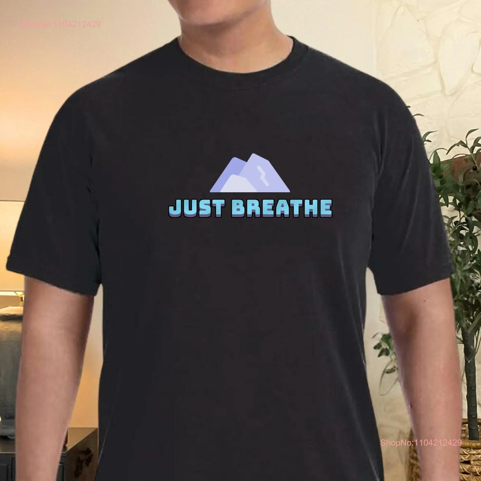 Just Breathe Celeste inspired Garment Dyed T shirt long or short sleeves