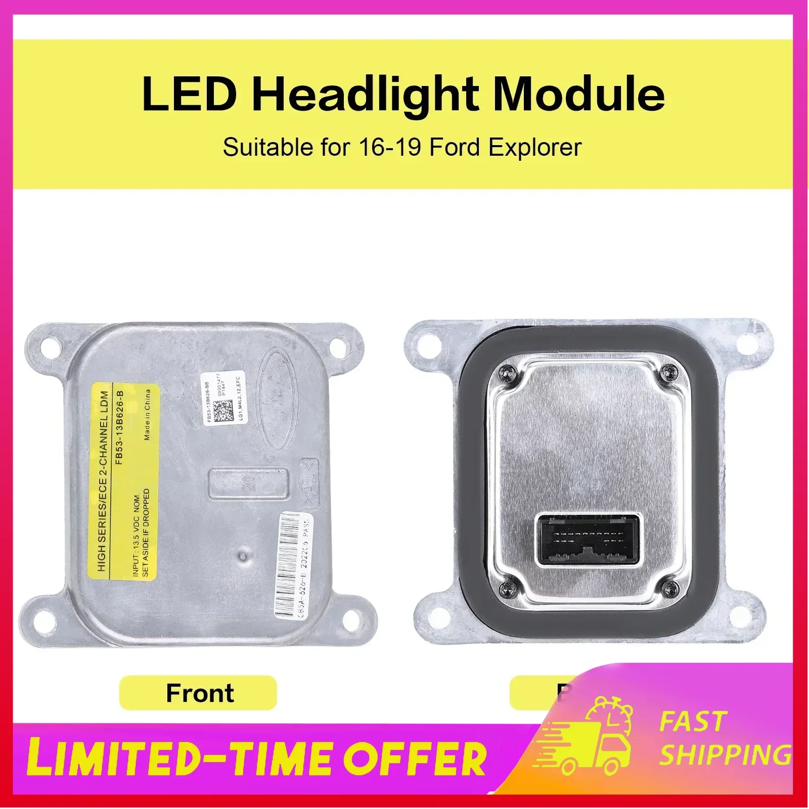 

Модуль управления светодиодными фарами для Ford Explorer 2016-2019 FB5313B626B, запчасти и аксессуары для автомобилей