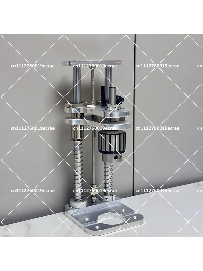 Vertical Drilling Bracket 25cm Optical Axis Drill Chuck 1-10mm Hand Aluminum Profile Support for Electric Drill