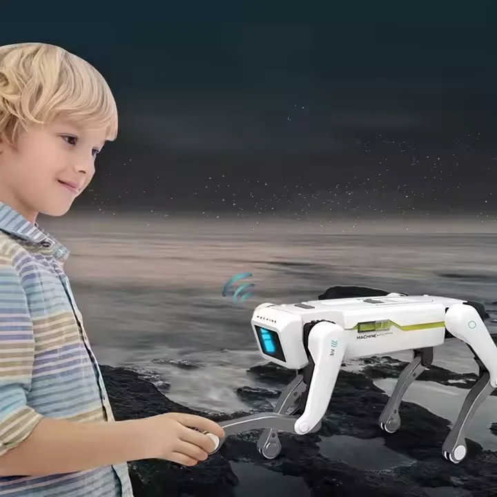 Intelligent Robot Dog Toy Explosion Simulation Voice Dialogue Mobile Phone Remote Control Children's Sports Entertainment