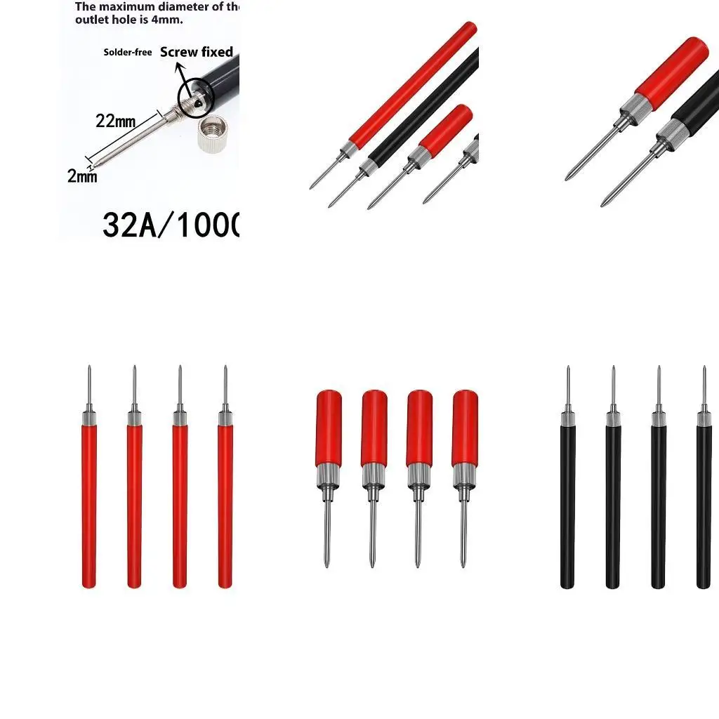 

652F 5pc Electrical Testing Set 2mm Accuracy Tip Strong ABS Electrical Testing Tool