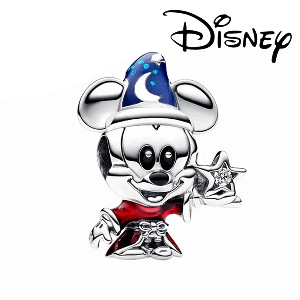 Disney Stitch Serie Silber Charms Geburtstags torte Perle fit Pandora Original Armband für Frauen DIY machen Anhänger Schmuck