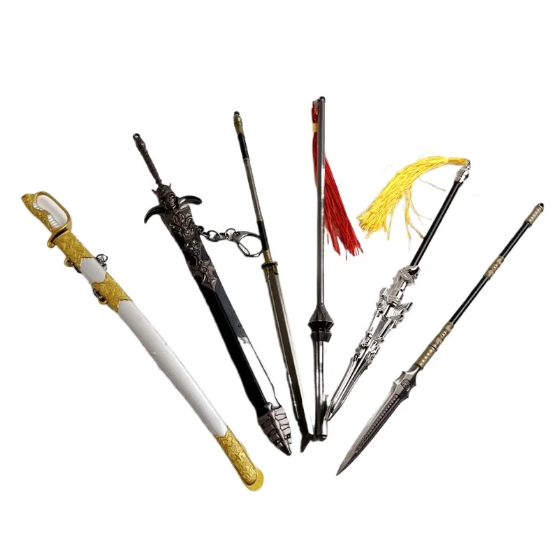 Średniowieczny Mistrz Miecza Samuraj Super Okazja Cosplay Model Rekwizyty Gra Anime Gadżety Kolekcjonerskie na Biurko Prezenty Ozdoby Zabawki