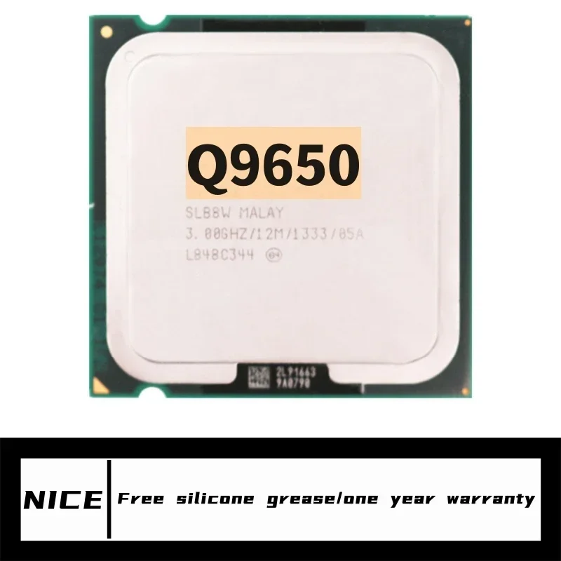 Core 2 Quad Q9650 SLB8W 3.0GHz 12MB 1333MHz LGA 775 Processor cpu