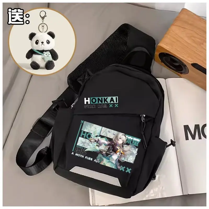 

Honkai Star Rail Chest Unisex Backpack Waist Sports Shoulder Phone Student Small Crossbody Bag Ani