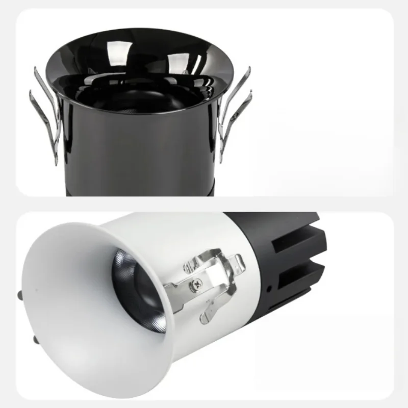 CANTH Embedded small spotlights with adjustable brightness, full star-shaped arcs, without borders