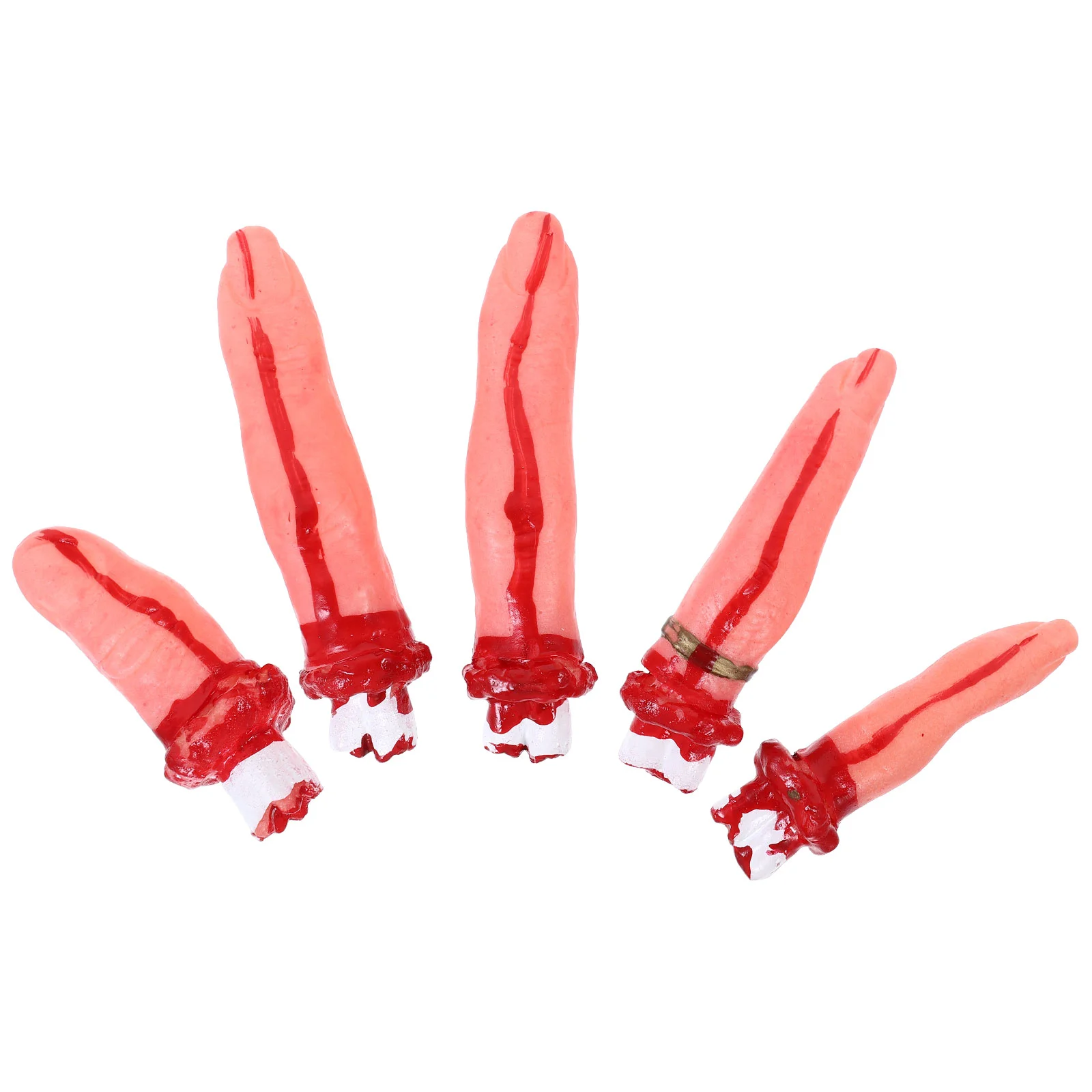 Decor Halloween Severed Fingers Layout Haunted House Hanging Ornament Bloody Fake Toy