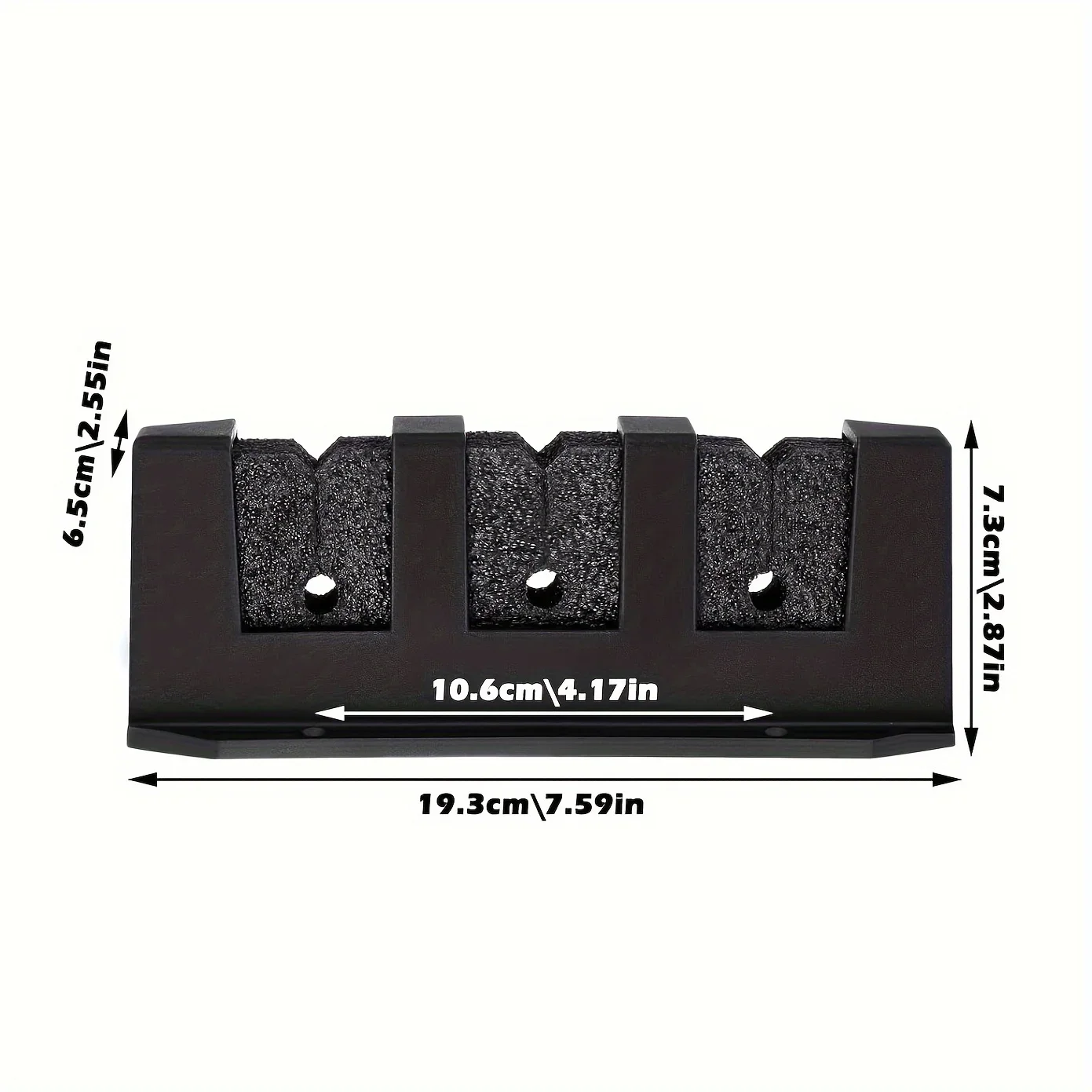 2pcs Fishing Rod Holders 3-Rod Rack Vertical Pole Holder Wall Mount Modular For Garage Fishing Rods Storage Fishing Accessories