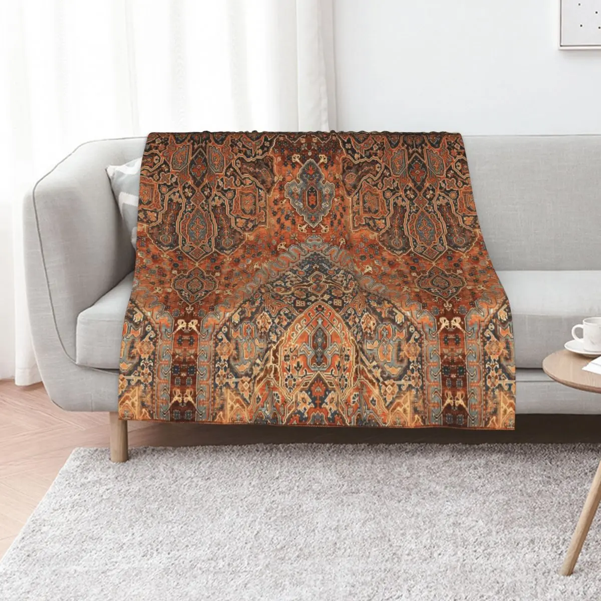 Golden Oriental Heritage Traditional Moroccan Style Throw Blanket cosplay anime Beautifuls Summer christmas gifts Blankets