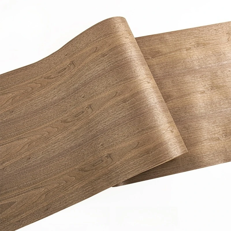 Chapa de madera de grano de nogal negro Natural Extra ancha, 58x250cm, para renovación de muebles, manualidades DIY, hojas de superficie decorativa para altavoz