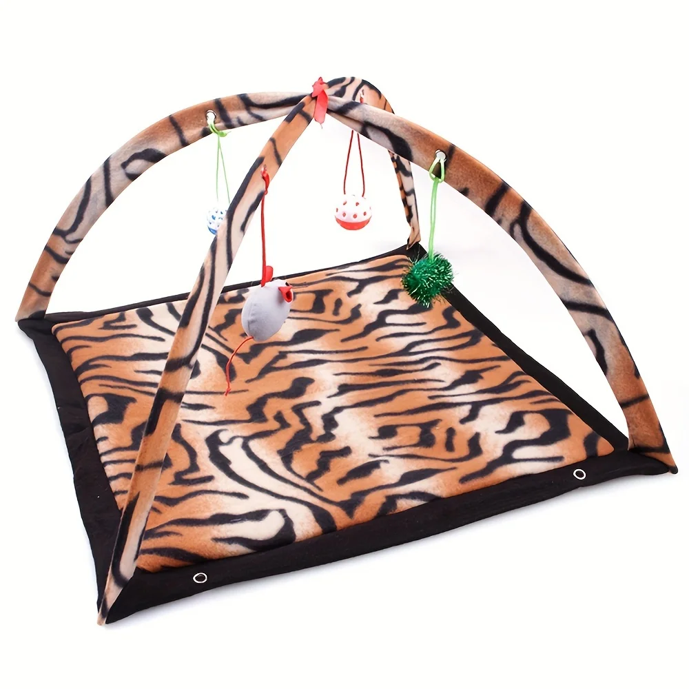 

Fun Ring Toy Bed Cat tent Pet supplies Indoor cat game mat Fun activities Exercise tent hanging toy cat mat