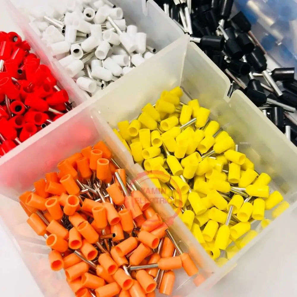 800 teile/satz Mixed Kupfer Draht Crimp Stecker Isolierte Cord Pin End Rohr Terminal Tool Kit Set AWG 10-22