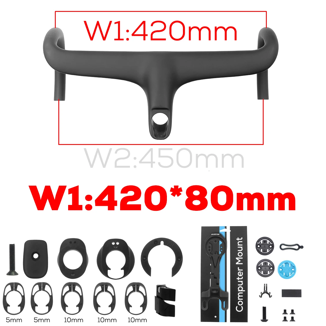 ULLICYC T4 ULTRA Racefiets Full Carbon Fiber Interne Kabel Geïntegreerde Fietsstuur Cockpit Voor 360mm-380mm Met Mount