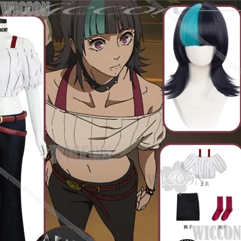 

Аниме-косплей Juts Isen: высококачественный новый топ-камизоль, панк-чокер, имитация губной проколки, Y2K, Jirai Kei Girl, для Навидад и Карнавала