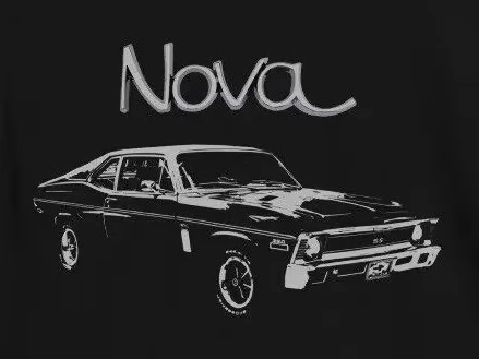 

1969 Nova SS 350 Classic Car T-Shirt 100% Cotton O-Neck Summer Short Sleeve Casual Mens T-shirt Size S-3XL