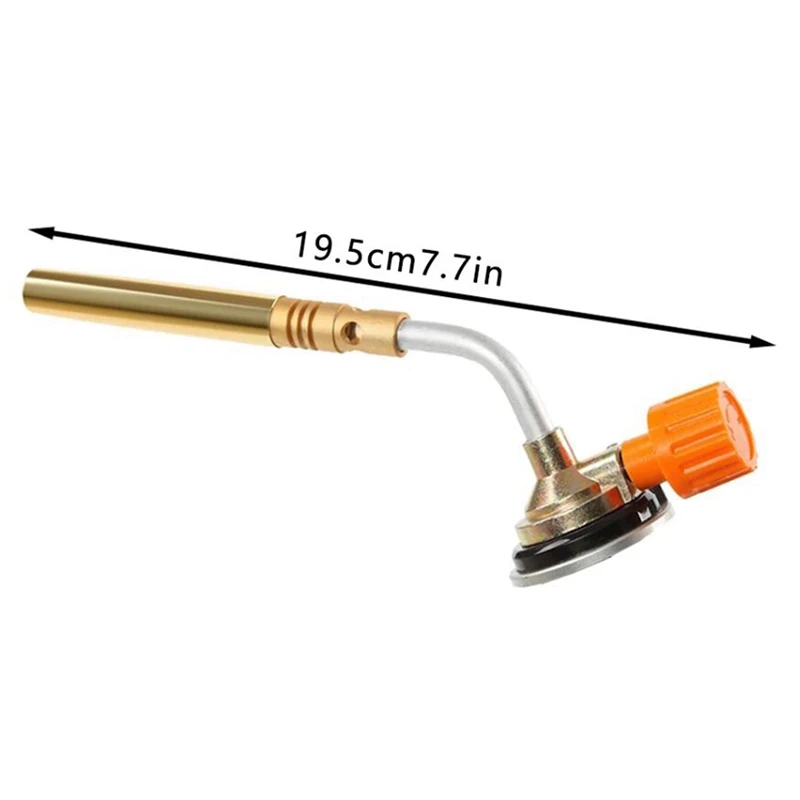 Butane Welding Burner Gas Torch Outdoor Camping Barbecue Flame Thrower Portable Welding Equipment