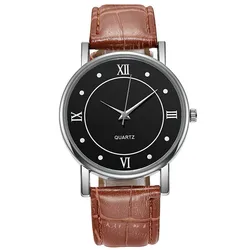 Men‘S Business Simple Watch Casual Life Waterproof Quartz Watch Fashion Leather Strap Sports All-Match Wrist Watch Reloj Hombre