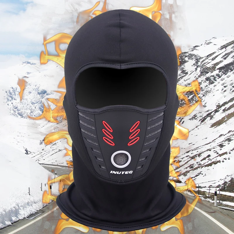 Winter Warm Fleece Motorcycle Face Mask Anti-dust Waterproof Windproof Full Face Cover Hat Balaclavas skii Cycling Fishing Scarf