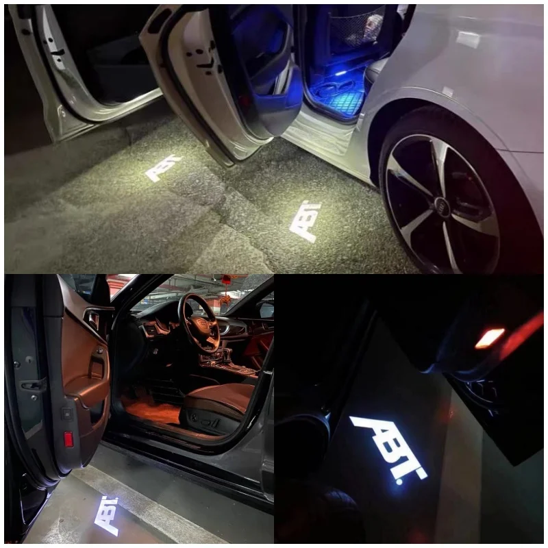 

Светодиодная лампа приветствия двери автомобиля 3D-проектор Ghost Shadow Light для Audi ABT A6 RS6 S5 S4 A8 A4 A1 A3 SQ7 TT RS4 RS3 R8 A5 A7 Q3 Q5 Q7