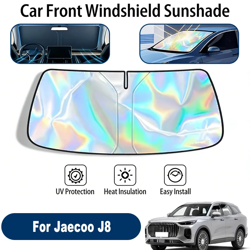 

Car Windshield Sun Shade UV Reflective Sun Visor Protection Cover For Jaecoo J8 2024-2026