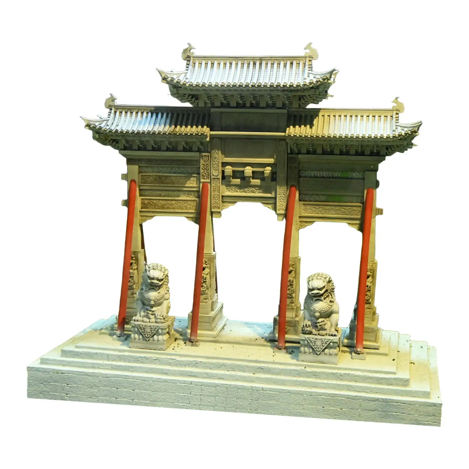 

Aquarium Classical Resin Building Decoration,Accessories,Sturdy,Chinese Landscape Decor,Fish Tank Ornament Realistic Gift