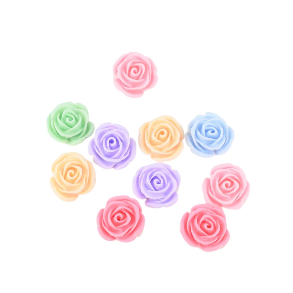 20 stücke 20mm Pastell matt Harz Kamelie Blume Flat backs Rose Hochzeit Verzierung Cabochon DIY