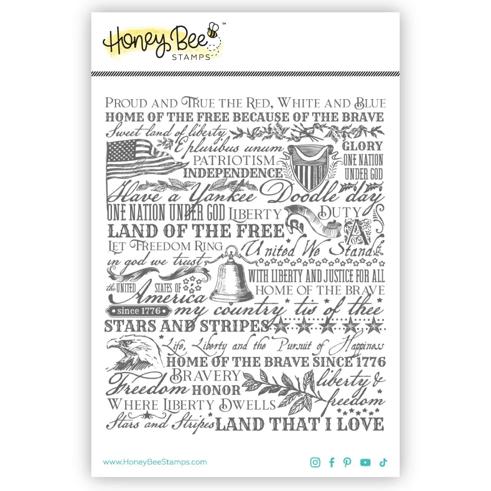 

Land Of The Free Background Clear Stamps Cutting Dies for New June 2024 Scrapbooking Paper Making Bee Frame Craft Card