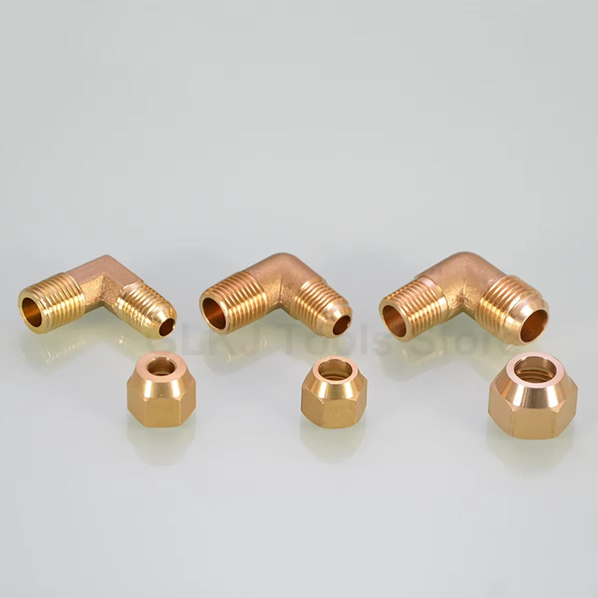 

OD 6-10mm Brass Male Thread Flare Elbow 1/4＂3/8＂1/2＂Copper Flared Joint Connector Pipe Fitting Coupler Adapter Coupling