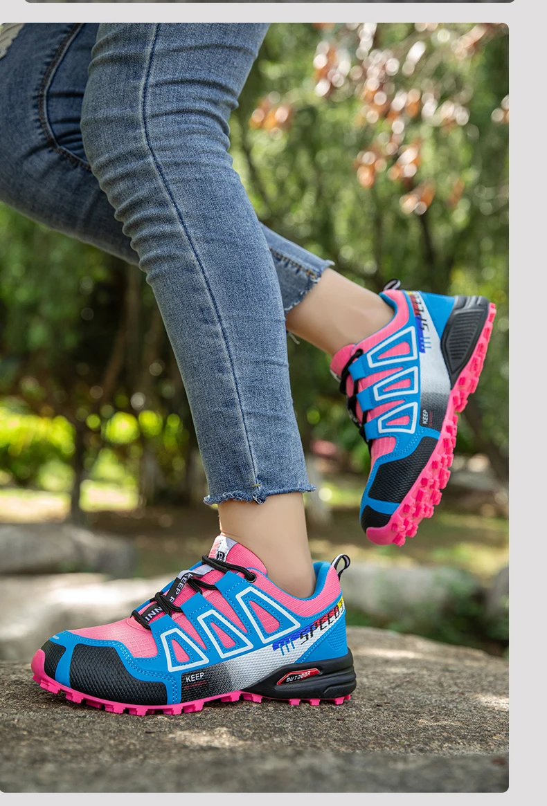 Wasserdichte Wanderstiefel für Herren und Damen, rutschfeste, atmungsaktive, leichte und langlebige Gummisohlen, geeignet für den Außenbereich – Detail 10
