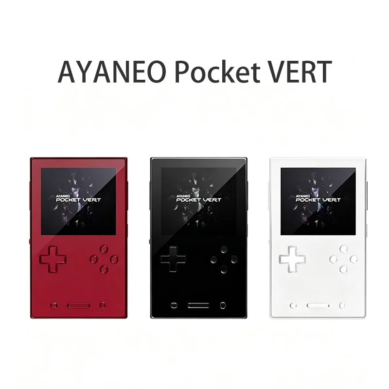 AYANEO Pocket VERT Mini Pocket Game Console, Retro Android Handheld with Snapdragon 8+ Gen1, Full Metal CNC Integrated Body