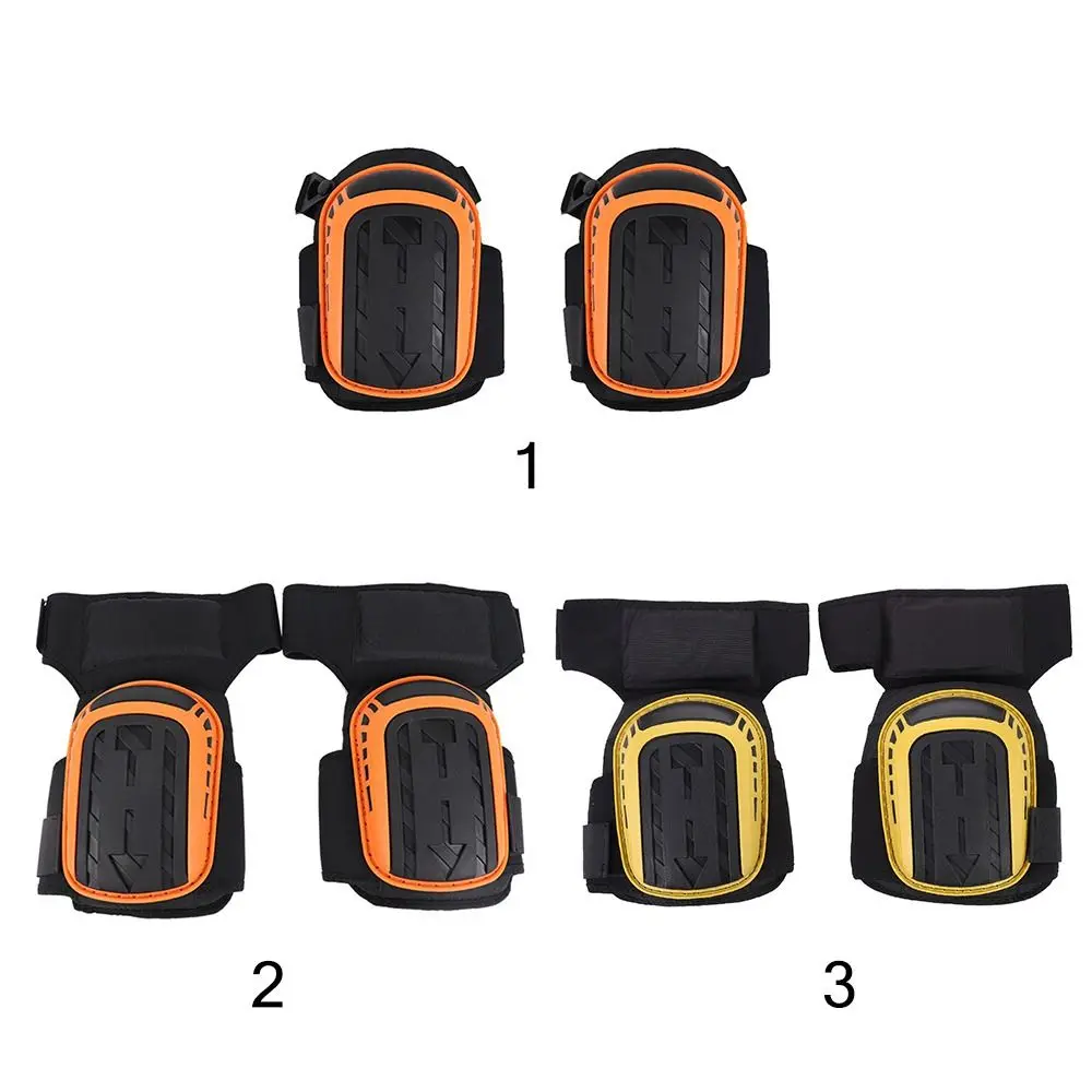 Orange&Black Knee Pads TPE Plastic Shell 900D Waterproof Fabric Knee Padding Diving Material Lined with EVA Kneen Protector