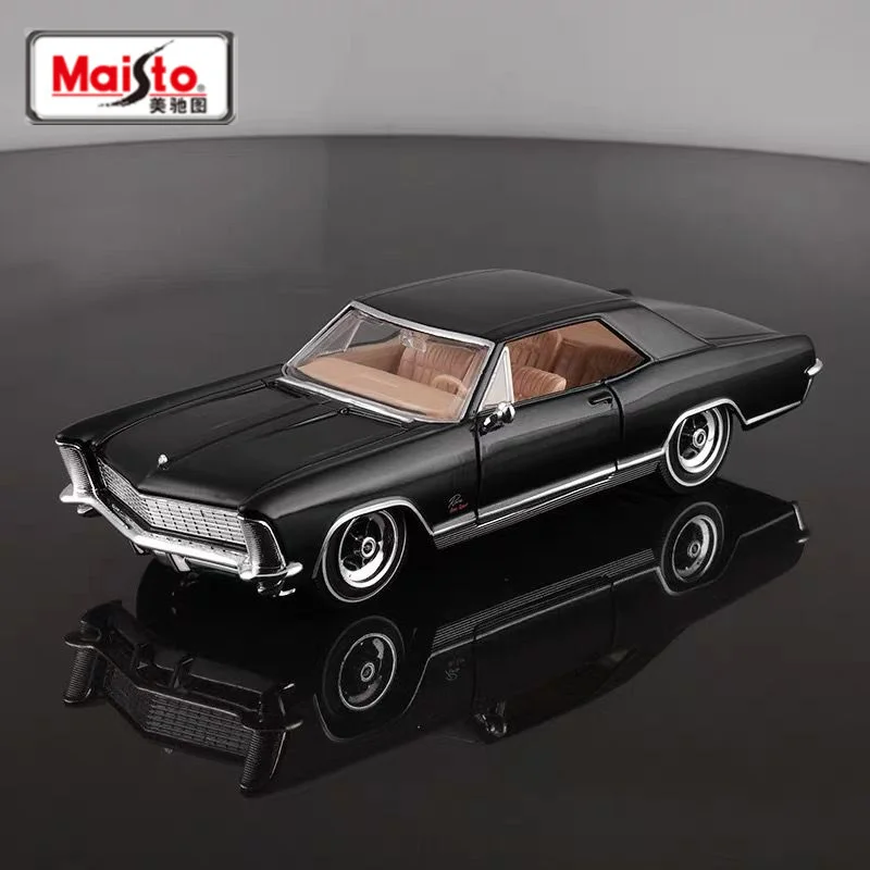 Maisto 1:26 Buick Riviera Gran Sport 1964 aleación clásico Luxy coche modelo Diecast Metal Retro coche antiguo vehículos modelo niños juguetes regalo